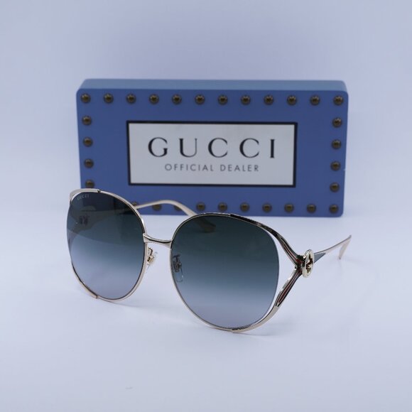 Final Price! Gucci GG0225S 001 Sunglasses - Picture 1 of 11